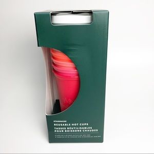 STARBUCKS Reusable Hot Cups Holiday Christmas Coffee Tea Cocoa
